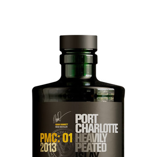 布赫拉迪（Bruichladdich）洋酒 重泥煤单一麦芽苏格兰威士忌 波夏PMC：01 2013版 700ml