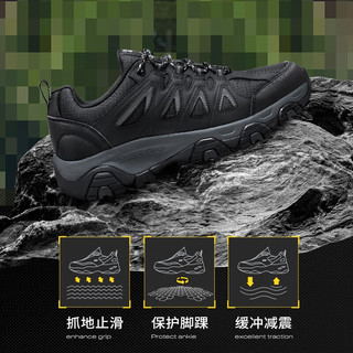 SKECHERS 斯凯奇 徒步鞋秋冬保暖城市旅游户外运动鞋防泼水登山鞋