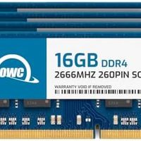 OWC 64GB (4 x 16GB) PC21300 DDR4 2666MHz SO-DIMMs 内存 兼容 Mac Mini 2018、iMac 2019 及以上