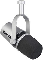 SHURE 舒尔 MV7 广播麦克风 动态麦克风 实况/传输/游戏/电视 MOTIV系列  MV7-S-J银色