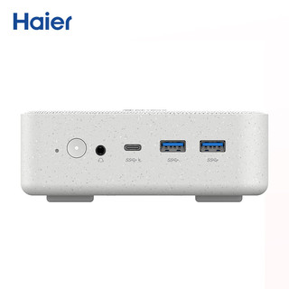 Haier 海尔 云悦mini H12 迷你台式机 白色（酷睿i5-12450H、核芯显卡、16GB、512GB SSD）