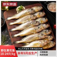 京东京造 东海黄花鱼1kg（18-24只） 海鲜水产 生鲜