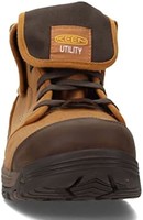 KEEN Utility 男式 Roswell 中筒复合鞋头帆布工作靴