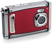 Bell+Howell WP20-R Splash3 20 百万像素防水 相机 1080p 高清视频，2.4 英寸 LCD 和 8 倍数码变焦，红色