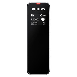 PHILIPS 飞利浦 VTR5102 32G 会议录音笔 终身免费语音转文本 智能APP 声纹感应 录写同步