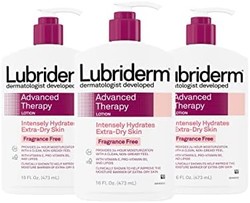 Lubriderm Advanced Therapy 保湿乳液，含维生素 E 和 B5，深层补水，适合超干性皮肤3 包