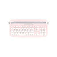 ACTTO 安尚 无线键盘复古迷你粉色带凹槽双支架W503键
