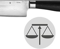 WMF 福腾宝 Yari Santoku 刀 31 厘米，日本特殊刀片钢，67 层帕卡木柄，大马士革刀片 16.5 厘米