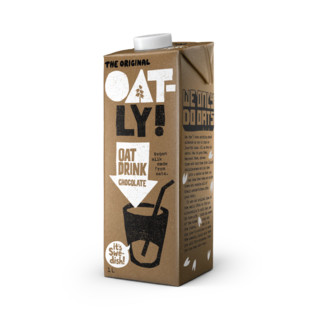 有券的上：OATLY 噢麦力 燕麦奶 巧克力味 1L*2瓶