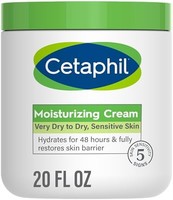 Cetaphil 丝塔芙 身体保湿霜，适用于干性至极干性、低敏皮肤的保湿保湿霜，全新 20 盎司（566克