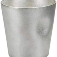 能作 NAJIMI 平底杯 玻璃杯 日本制造 纯锡 盒装 501341 H8.2厘米 φ9.0厘米 约350cc