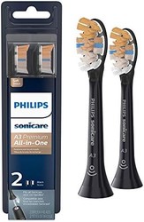 PHILIPS 飞利浦 Sonicare A3 高级一体式牙刷头,HX9092/95,2 支装,黑色