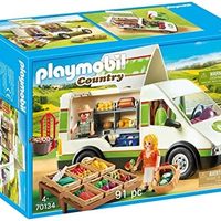 prime会员：playmobil 摩比世界 Country 农场售货车拼插玩具 70134，适合4岁以上儿童