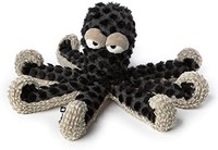 prime会员：Sigikid 39638 Dandy BeastsTown 深水章鱼 女孩男孩和成人的可爱玩具 适合2 岁以上人群 灰色-黑色