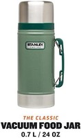 STANLEY 史丹利 经典传奇食品罐 0.7L 锤纹绿色