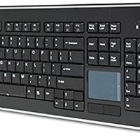 Adesso 艾迪索 AKB-440UB - SlimTouch 440 桌面触摸板有线键盘 - 黑色
