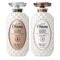 Moist Diane 黛丝恩 洗发水 & 护发素 [光泽发] 花香&浆果香 Perfect Extra Shine 450毫升×2