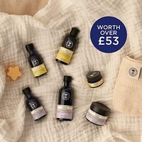 Neal's Yard Remedies 有机母婴礼品套装，保护宝宝娇嫩肌肤，帮助妈妈放松和减少妊娠纹，7 件装