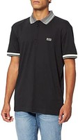 BOSS（服装） BOSS 男式 Polo 衫, 黑色1, 4XL