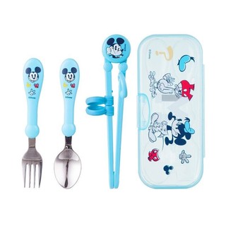 Disney 迪士尼 HM1660 儿童学习筷叉勺套装 蓝色