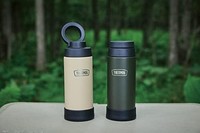 THERMOS 膳魔师 户外系列 水瓶 真空保温 移动马克杯 ROB-003 KKI 卡其色 500ml