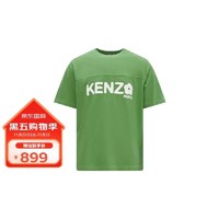 KENZO 凯卓 高田贤三（KENZO）男士 花卉印花圆领棉质T恤 FD55TS4094SG 57 草绿色 L