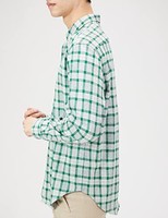 LACOSTE 拉科斯特 法国鳄鱼 衬衫 [官方] 棉质针织格子衬衫 男士 CH9870L