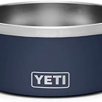 YETI Boomer 8 不锈钢防滑狗碗,可容纳 64 盎司(约 1.8 千克),*蓝