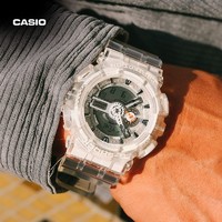 CASIO 卡西欧 专卖店GA-110CR冰韧潮流男士运动手表卡西欧官方正品G-SHOCK