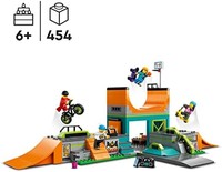 LEGO 乐高 City Skate Park 60364 玩具积木赠送给 6 岁男孩和女孩的城市建筑~