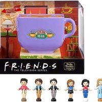 POLLY POCKET Polly 袖珍玩具套装，Friends 小巧型，含 6 个玩偶和 9 个配件