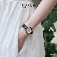 FURLA 芙拉 复古小众轻奢气质时尚简约品牌正品真皮皮带腕表手表女
