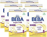 Nestlé BEBA EXPERT HA 1 水解发酵食品，婴儿出生食品，6 包（6 x 550g）
