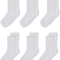 Jefferies Socks 女童半垫无缝袜(6 件装)