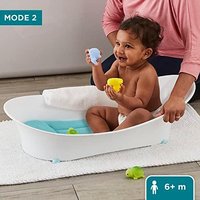 Contours - Oasis - 2 合 1 舒适靠垫婴儿和婴儿浴盆 - 白色