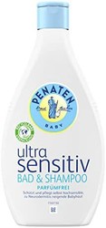 PENATEN 贝娜婷 Ultra Sensitiv 沐浴和洗发水 400 毫升, 温和无香精，也适合敏感肌人群