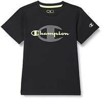 Champion 男童 速干柔软Micromesh 图案 S/S T 恤