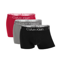 Calvin Klein/凯文克莱男时尚简约平角内裤CK短裤三条装