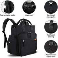 ARCA-SWISS 阿卡 ARCA 宠物旅行包，适用于猫狗背包 - 存放所有狗用品和小狗用品 - 包括 1 个狗旅行包，1 个大号均码