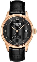 TISSOT 天梭 T006.408.36.057.00 T-Classic 男士手表 黑色 39mm 不锈钢, 黑色 / 金色 / 玫瑰