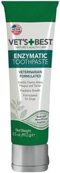 VET'S BEST Enzymatic 狗狗牙膏 | 牙齒清潔和清新口氣牙齒護理凝膠 | 3.5 盎司(99.2 克)