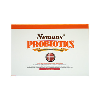 Numans 纽曼思 原名纽曼斯）（Nemans） 益生菌粉剂 30条/盒 原料丹麦进口