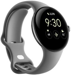 Google 谷歌 Pixel Watch - 帶活動跟蹤功能的 Android 智能手表 - 帶心率跟蹤器的智能手表