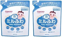 waKODO 和光堂 婴儿洗发水 蓬松 补充装 800ml（400ml x 2）