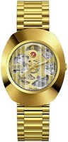 RADO 雷达 DiaStar 瑞士原装自动手表,不锈钢表带,金色,21(型号:R12064253), 金色, 5 Inches, 自动手表