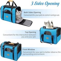 morpilot 可折叠猫用便携包，犬用便携包，宠物便携包，涤纶布，随附肩带和可折叠狗碗，三件套