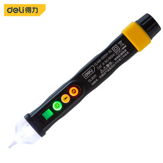 得力（deli）带照明智能测电笔非接触式多功能验电笔12/48-1000V DL8011