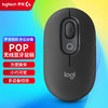 logitech 罗技 POP MOUSE 无线蓝牙鼠标 语音输入 时尚办公鼠标对称男女生鼠标通用 夜幕黑 无光