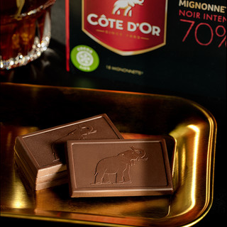 克特多金象 黑巧克力礼盒450g礼包排块糖果零食