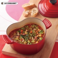 这位煲汤选手颜值太高了：LE CREUSET 酷彩 心形珐琅锅 红色 20cm（1-4人）